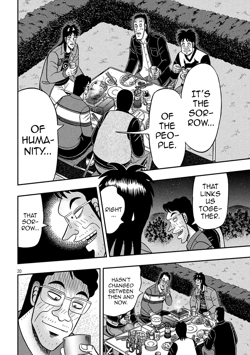 Gambling Outcast Kaiji: The 2.4 Billion Escape Arc - Kaiji Part 6 Chapter 350 page 20 - Chapter 350: Bivouac