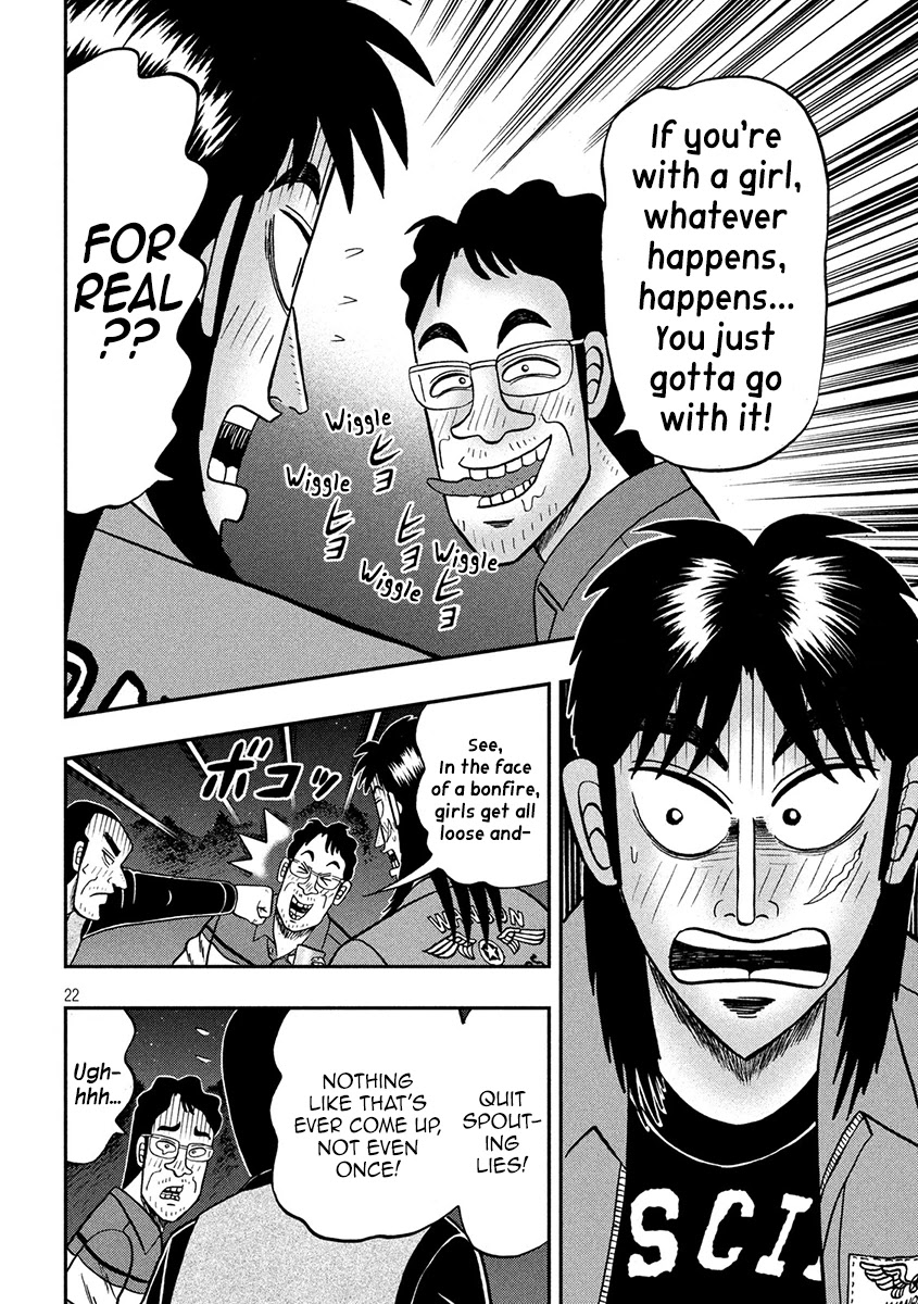 Gambling Outcast Kaiji: The 2.4 Billion Escape Arc - Kaiji Part 6 Chapter 350 page 22 - Chapter 350: Bivouac