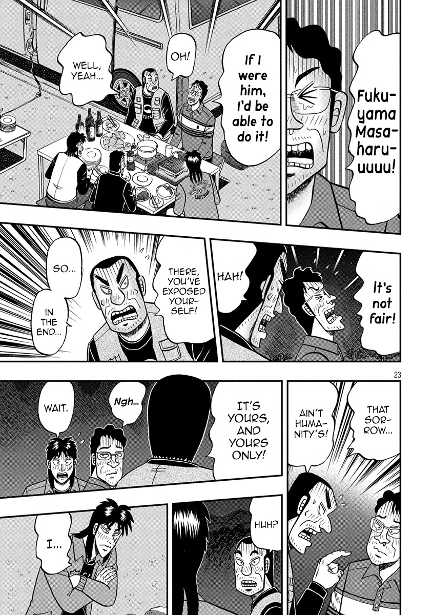 Gambling Outcast Kaiji: The 2.4 Billion Escape Arc - Kaiji Part 6 Chapter 350 page 23 - Chapter 350: Bivouac