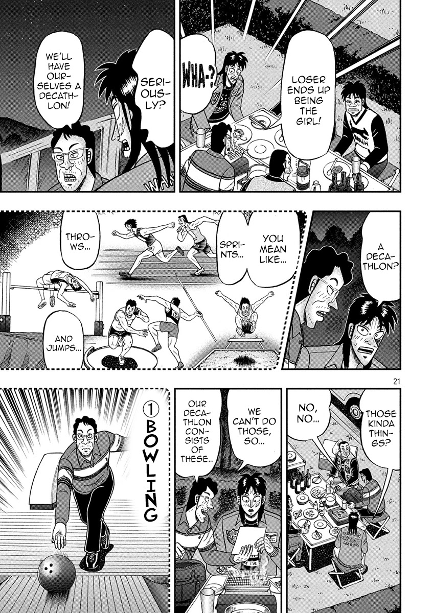 Gambling Outcast Kaiji: The 2.4 Billion Escape Arc - Kaiji Part 6 Chapter 351 page 21 - Chapter 351: Intimacy