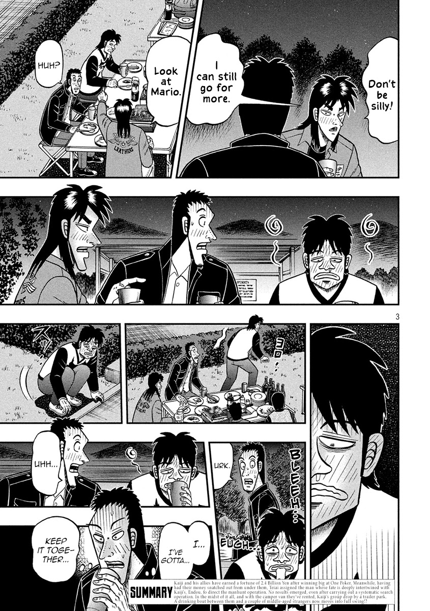 Gambling Outcast Kaiji: The 2.4 Billion Escape Arc - Kaiji Part 6 Chapter 351 page 3 - Chapter 351: Intimacy