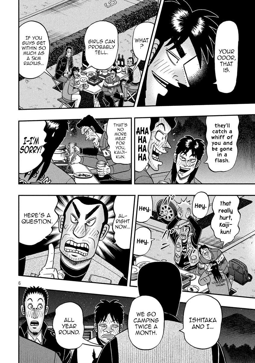 Gambling Outcast Kaiji: The 2.4 Billion Escape Arc - Kaiji Part 6 Chapter 351 page 6 - Chapter 351: Intimacy