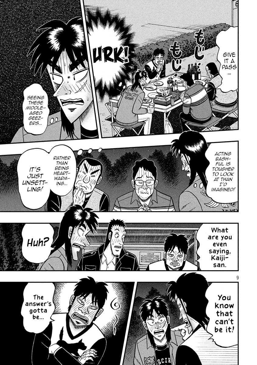 Gambling Outcast Kaiji: The 2.4 Billion Escape Arc - Kaiji Part 6 Chapter 351 page 9 - Chapter 351: Intimacy
