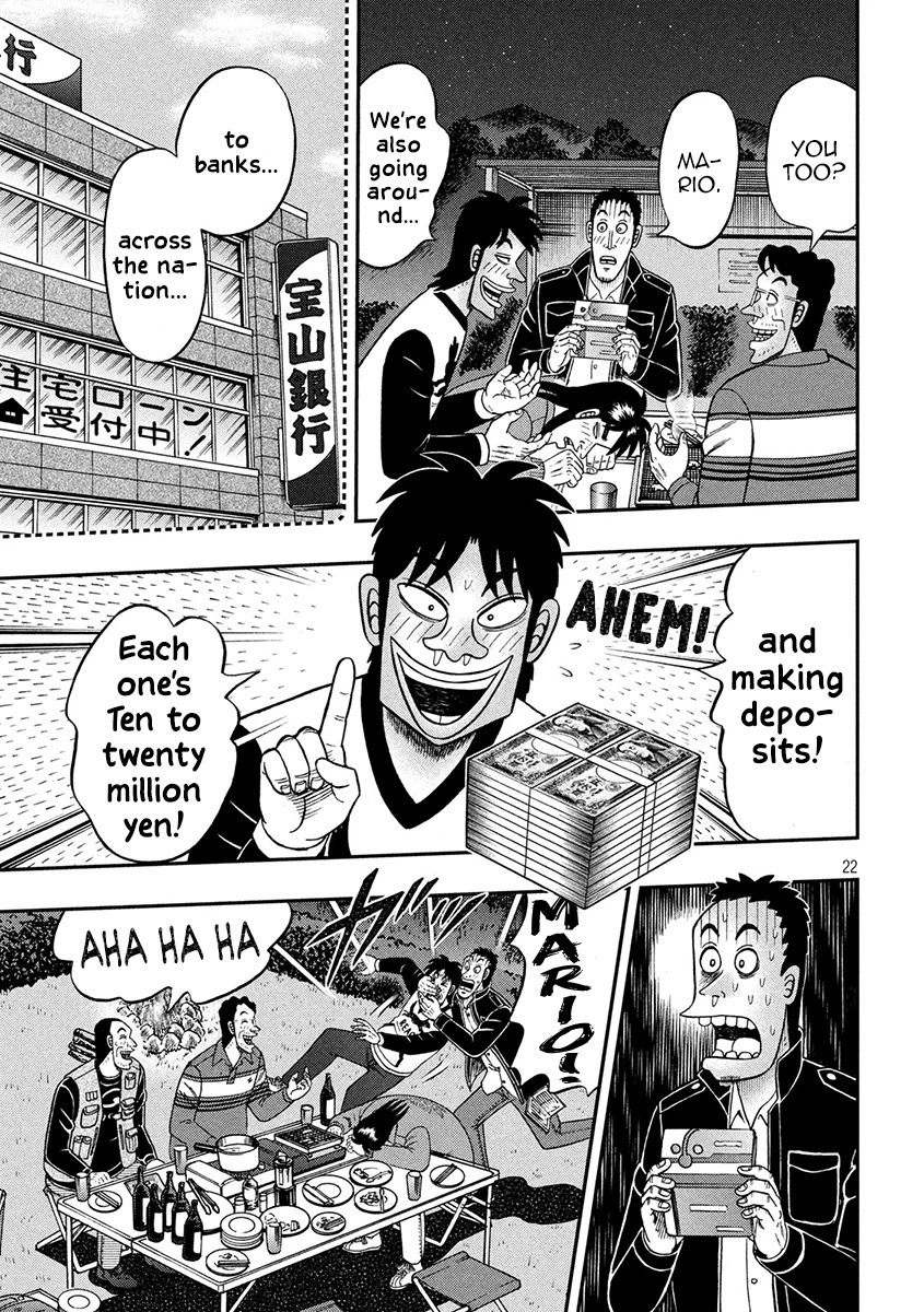 Gambling Outcast Kaiji: The 2.4 Billion Escape Arc - Kaiji Part 6 Chapter 352 page 21 - Chapter 352: Drunkard