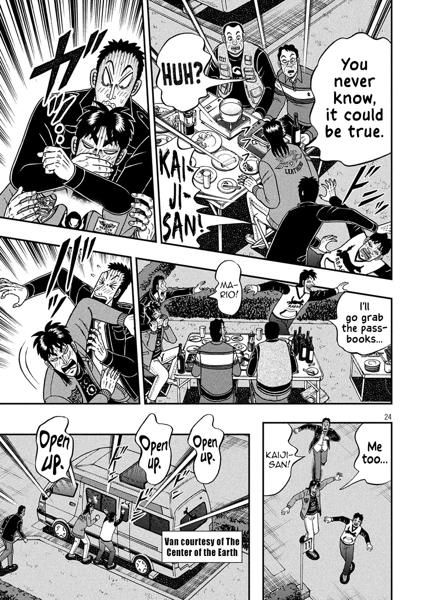 Gambling Outcast Kaiji: The 2.4 Billion Escape Arc - Kaiji Part 6 Chapter 352 page 23 - Chapter 352: Drunkard