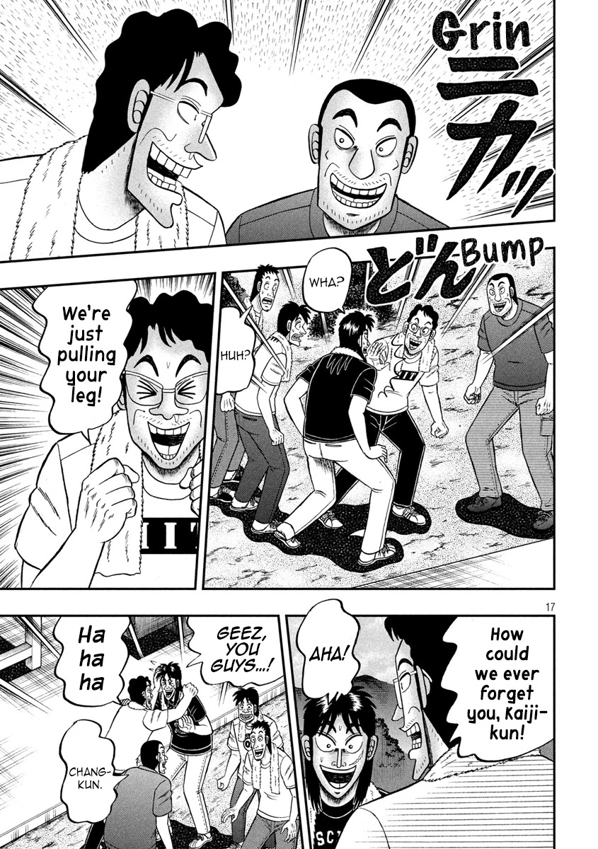 Gambling Outcast Kaiji: The 2.4 Billion Escape Arc - Kaiji Part 6 Chapter 353 page 15 - Chapter 353: Cockcrow