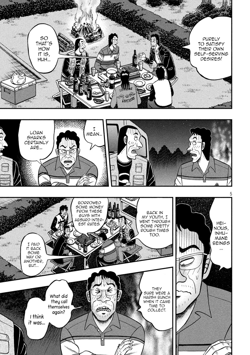 Gambling Outcast Kaiji: The 2.4 Billion Escape Arc - Kaiji Part 6 Chapter 353 page 5 - Chapter 353: Cockcrow
