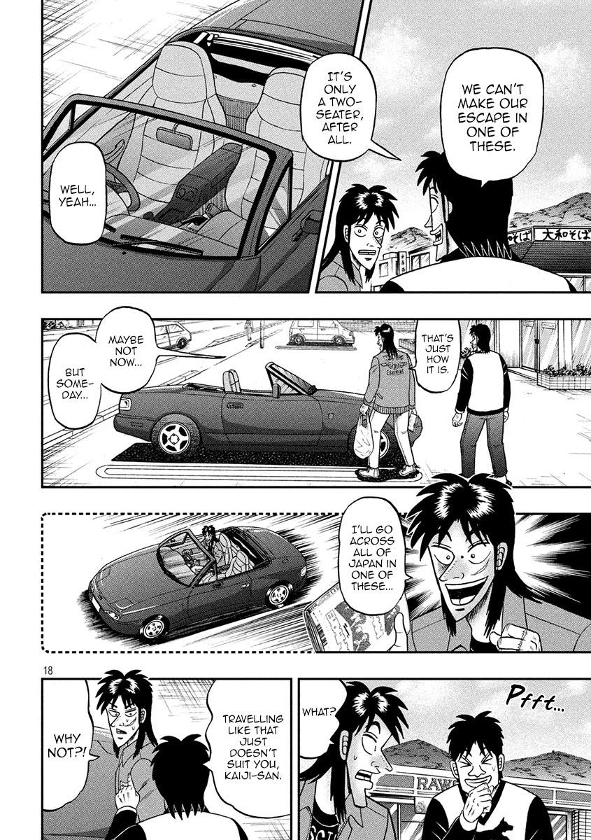 Gambling Outcast Kaiji: The 2.4 Billion Escape Arc - Kaiji Part 6 Chapter 354 page 15 - Chapter 354: Beloved Vehicle