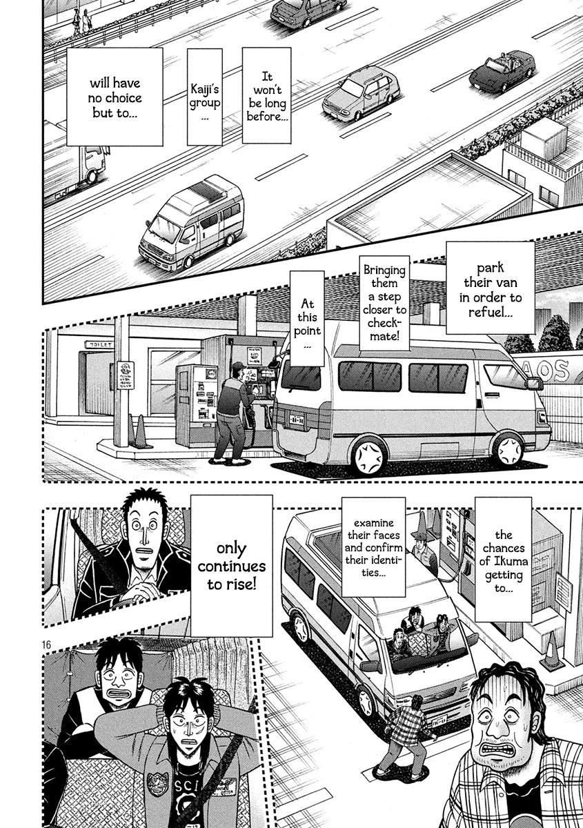 Gambling Outcast Kaiji: The 2.4 Billion Escape Arc - Kaiji Part 6 Chapter 355 page 14 - Chapter 355: Pursuit