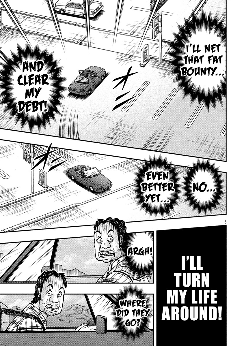 Gambling Outcast Kaiji: The 2.4 Billion Escape Arc - Kaiji Part 6 Chapter 355 page 5 - Chapter 355: Pursuit