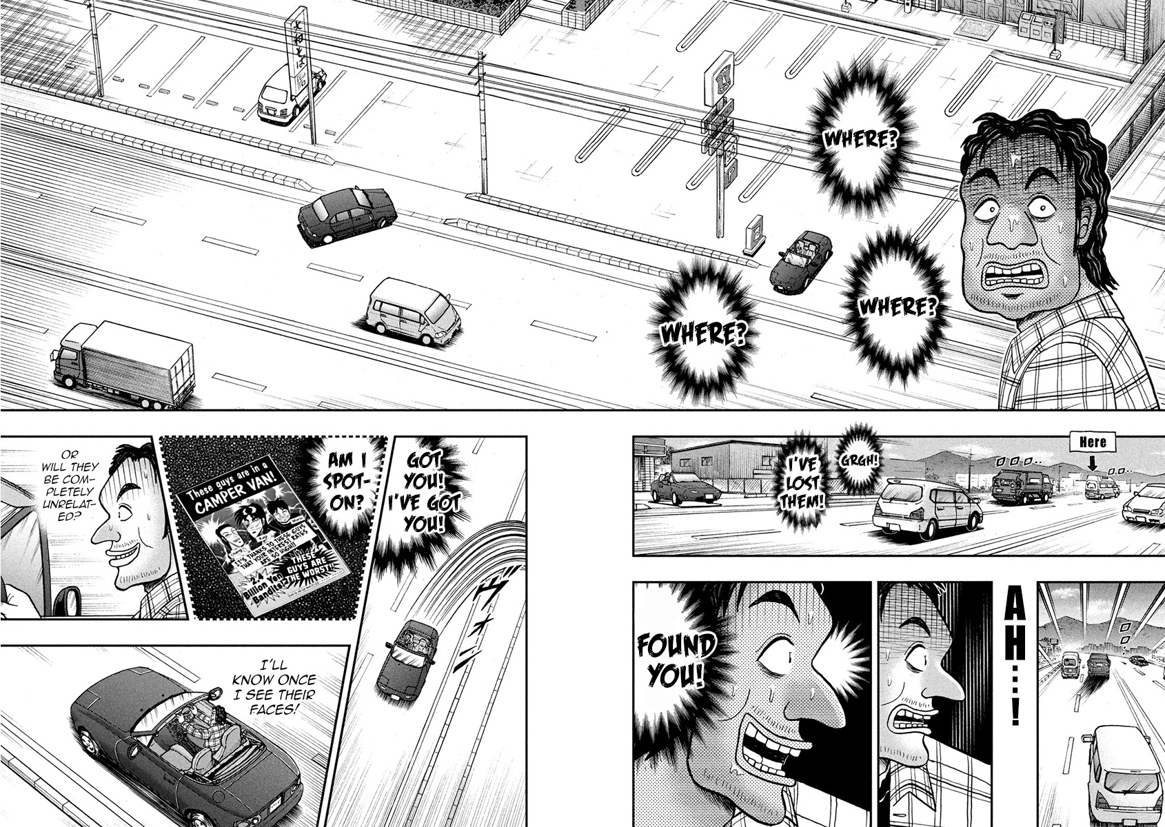 Gambling Outcast Kaiji: The 2.4 Billion Escape Arc - Kaiji Part 6 Chapter 355 page 6 - Chapter 355: Pursuit