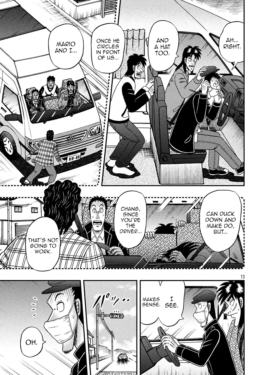 Gambling Outcast Kaiji: The 2.4 Billion Escape Arc - Kaiji Part 6 Chapter 357 page 12 - Chapter 357: Racing By