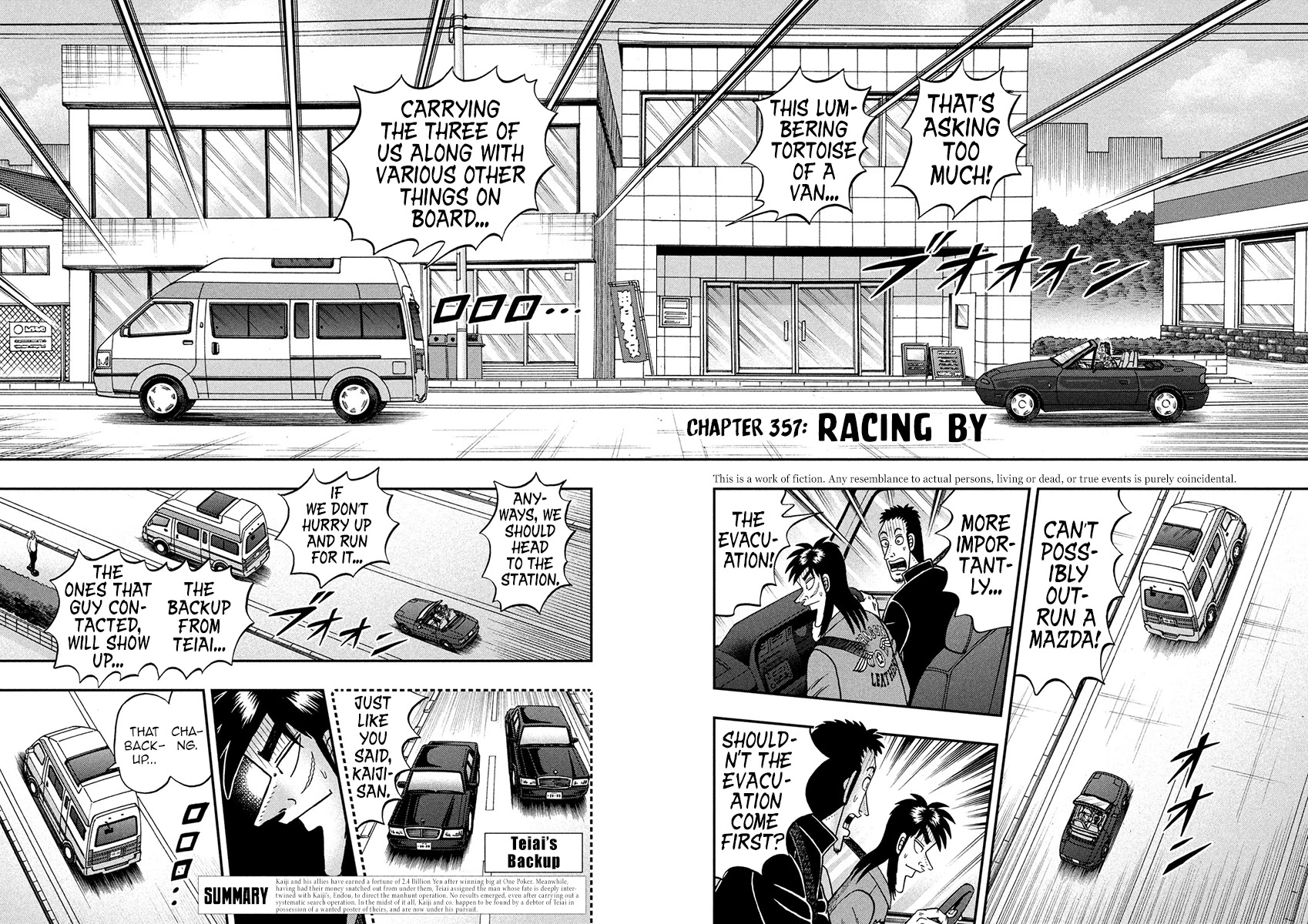 Gambling Outcast Kaiji: The 2.4 Billion Escape Arc - Kaiji Part 6 Chapter 357 page 2 - Chapter 357: Racing By