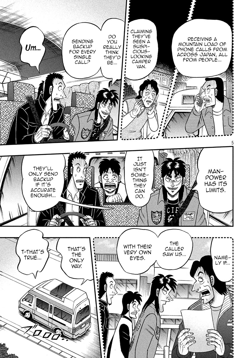 Gambling Outcast Kaiji: The 2.4 Billion Escape Arc - Kaiji Part 6 Chapter 357 page 4 - Chapter 357: Racing By