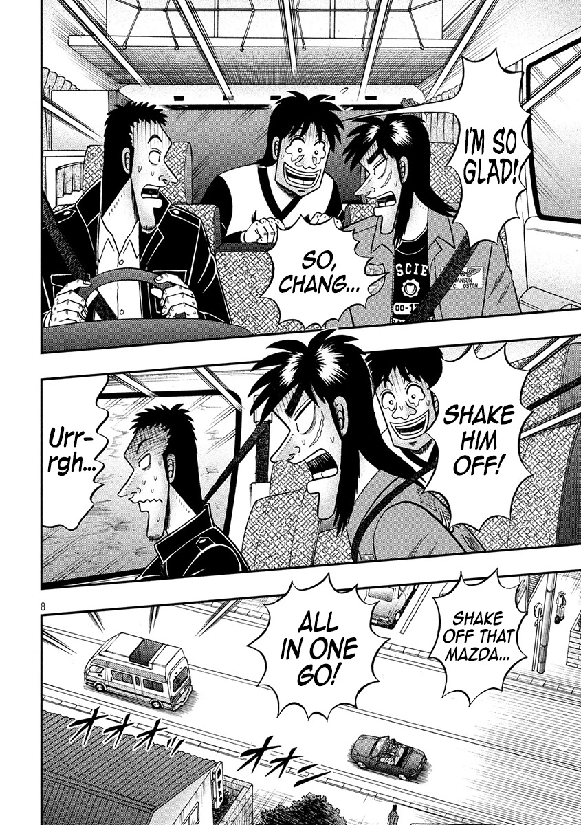Gambling Outcast Kaiji: The 2.4 Billion Escape Arc - Kaiji Part 6 Chapter 357 page 7 - Chapter 357: Racing By