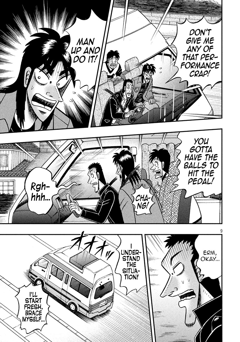 Gambling Outcast Kaiji: The 2.4 Billion Escape Arc - Kaiji Part 6 Chapter 357 page 8 - Chapter 357: Racing By