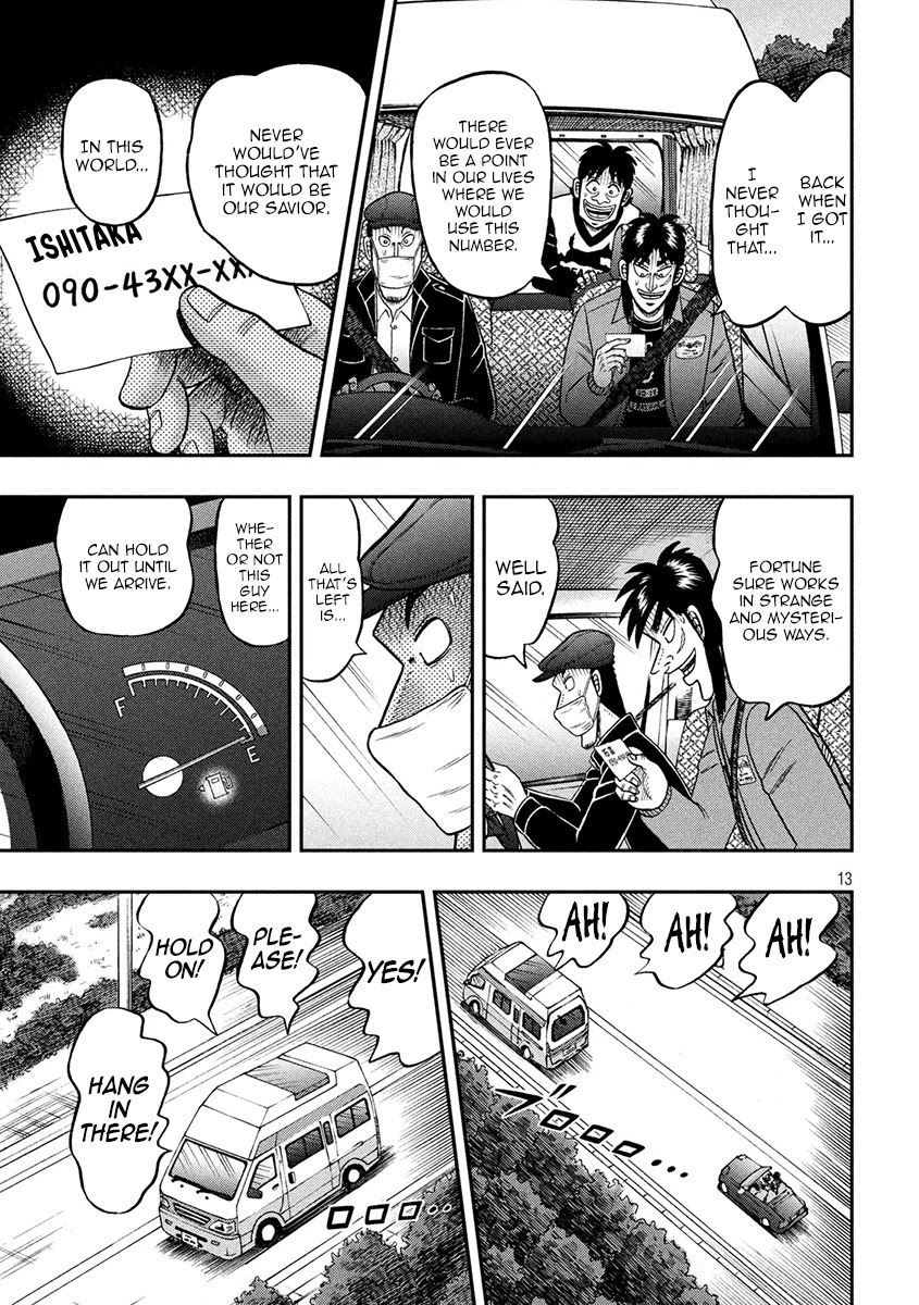 Gambling Outcast Kaiji: The 2.4 Billion Escape Arc - Kaiji Part 6 Chapter 360 page 13 - Chapter 360: Clever Move