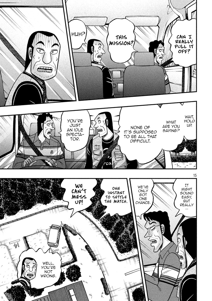 Gambling Outcast Kaiji: The 2.4 Billion Escape Arc - Kaiji Part 6 Chapter 360 page 15 - Chapter 360: Clever Move
