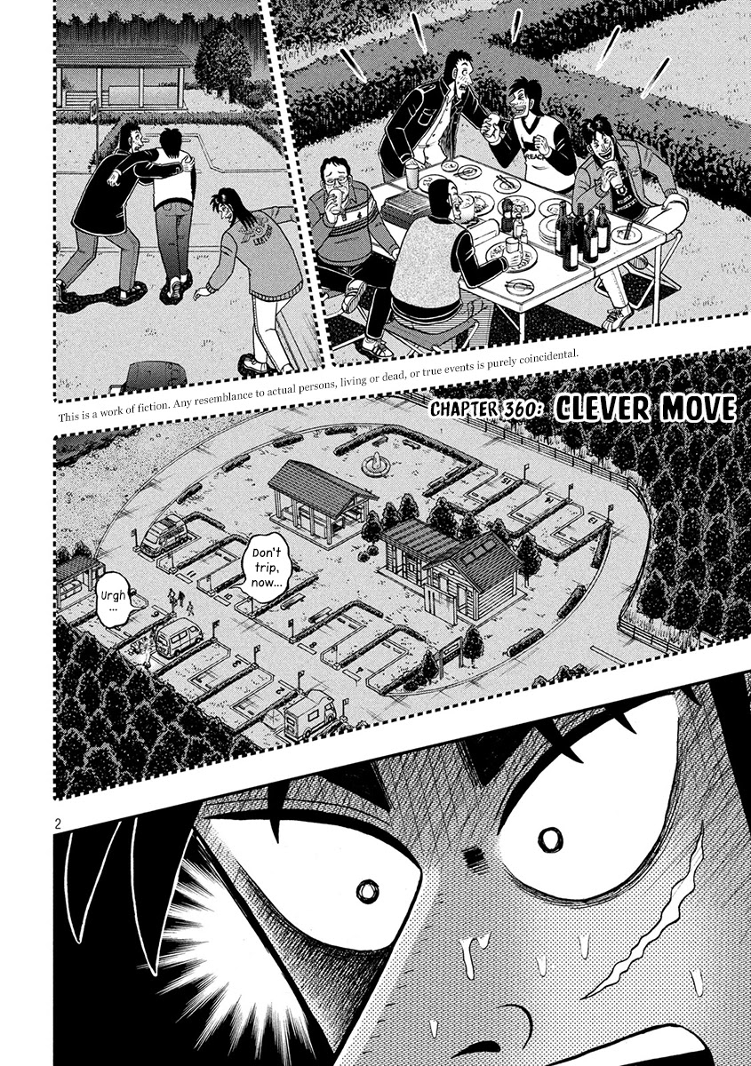 Gambling Outcast Kaiji: The 2.4 Billion Escape Arc - Kaiji Part 6 Chapter 360 page 2 - Chapter 360: Clever Move