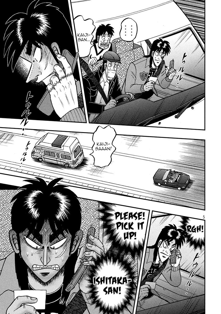 Gambling Outcast Kaiji: The 2.4 Billion Escape Arc - Kaiji Part 6 Chapter 360 page 5 - Chapter 360: Clever Move