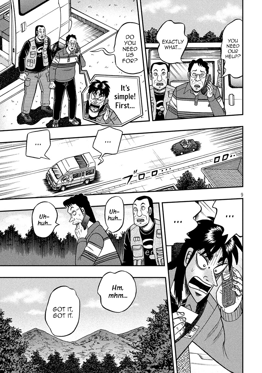 Gambling Outcast Kaiji: The 2.4 Billion Escape Arc - Kaiji Part 6 Chapter 360 page 9 - Chapter 360: Clever Move