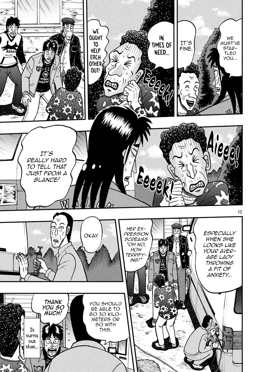 Gambling Outcast Kaiji: The 2.4 Billion Escape Arc - Kaiji Part 6 Chapter 364 page 10 - Chapter 364: Refueling
