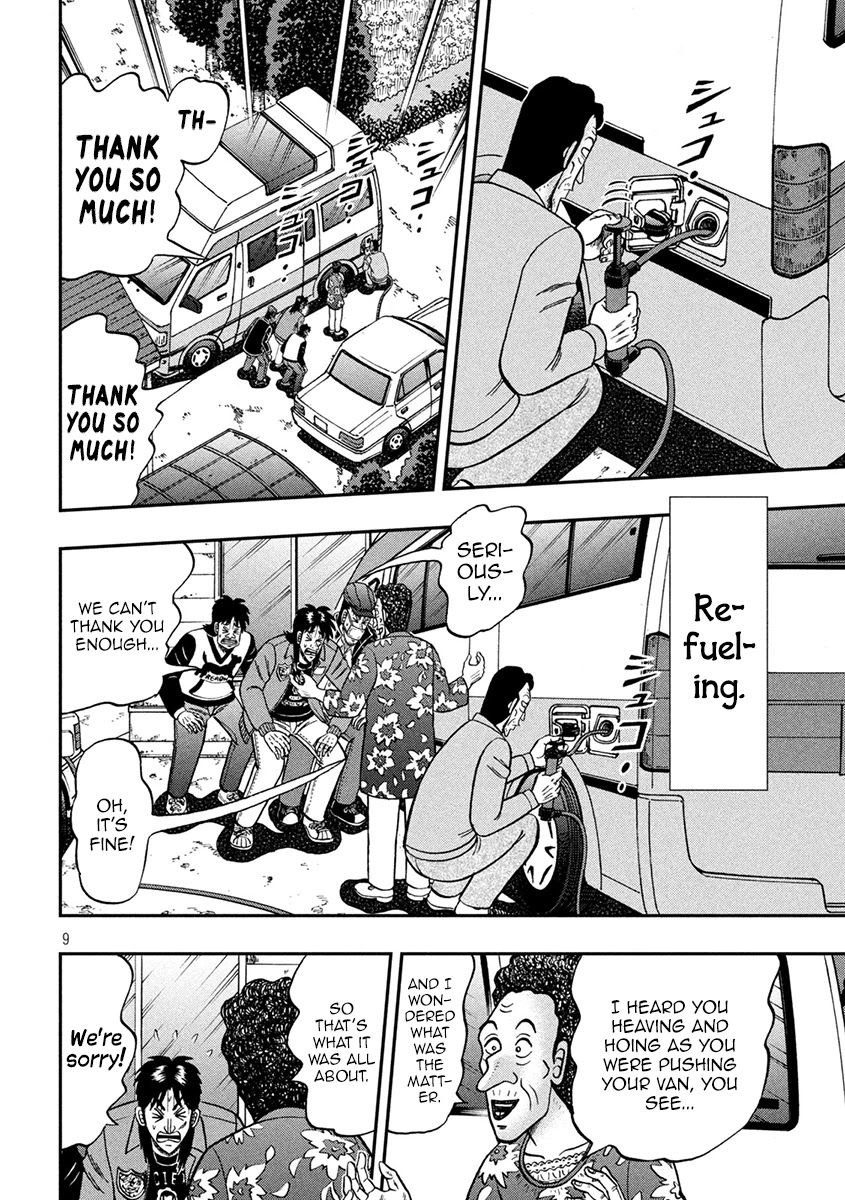 Gambling Outcast Kaiji: The 2.4 Billion Escape Arc - Kaiji Part 6 Chapter 364 page 9 - Chapter 364: Refueling