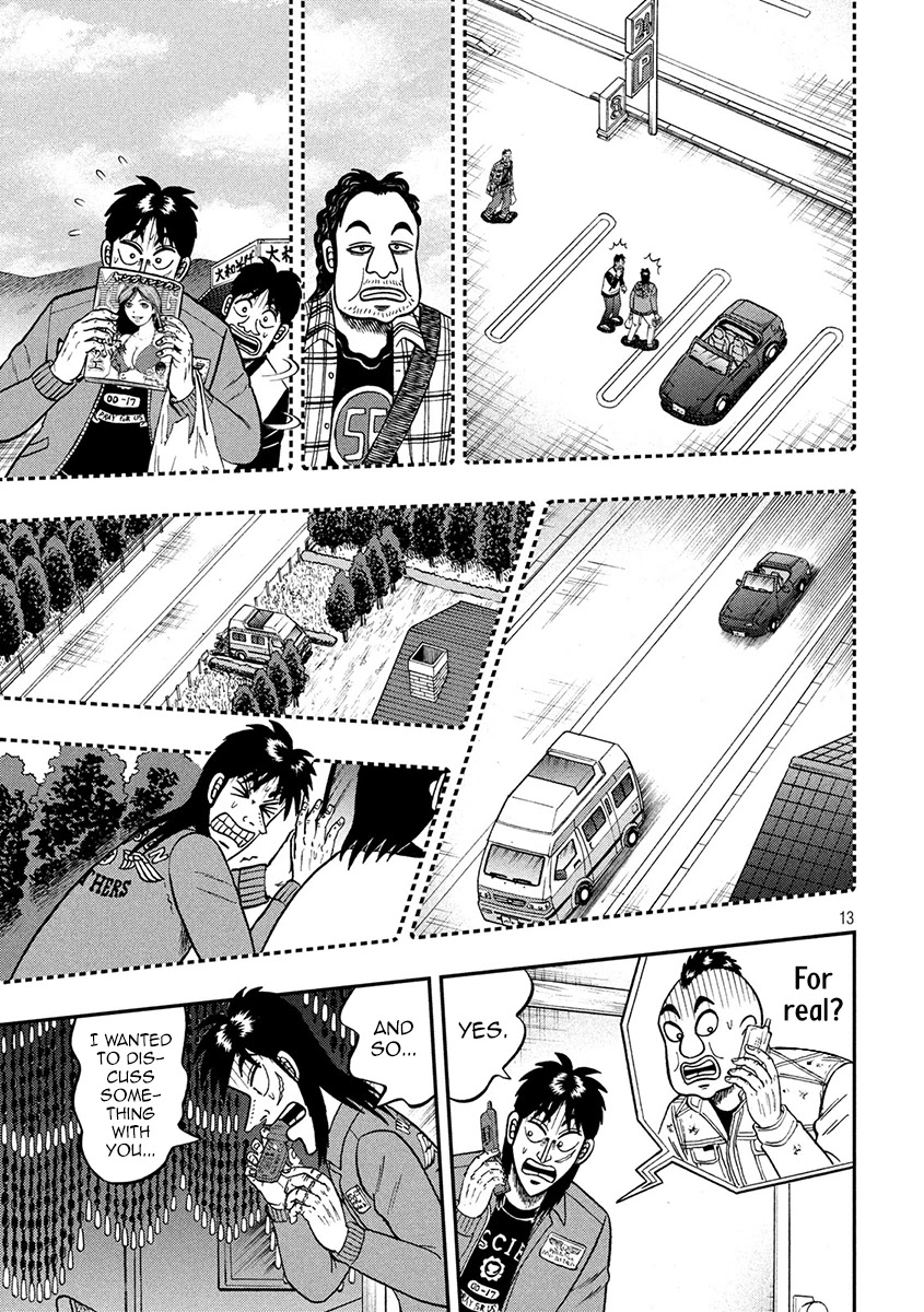Gambling Outcast Kaiji: The 2.4 Billion Escape Arc - Kaiji Part 6 Chapter 367 page 13 - Chapter 367: Apprehension