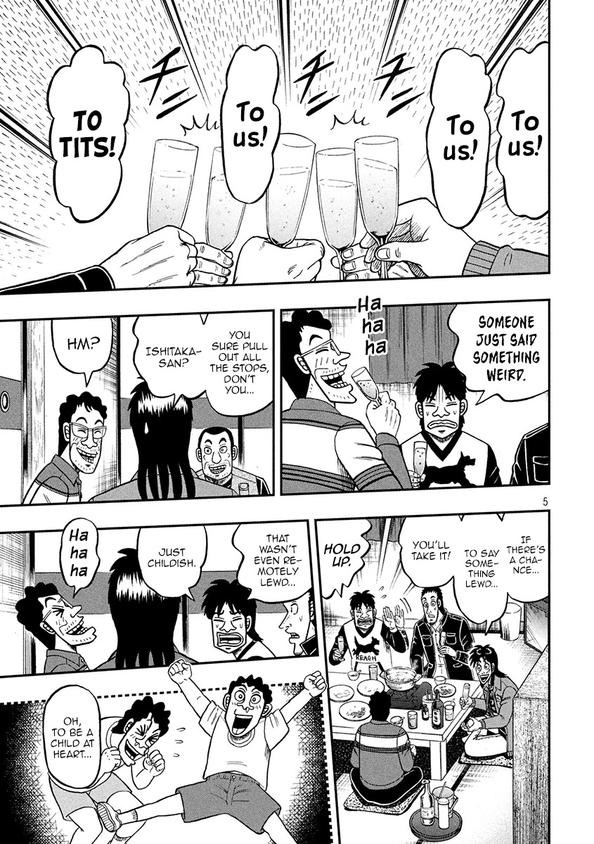 Gambling Outcast Kaiji: The 2.4 Billion Escape Arc - Kaiji Part 6 Chapter 367 page 5 - Chapter 367: Apprehension