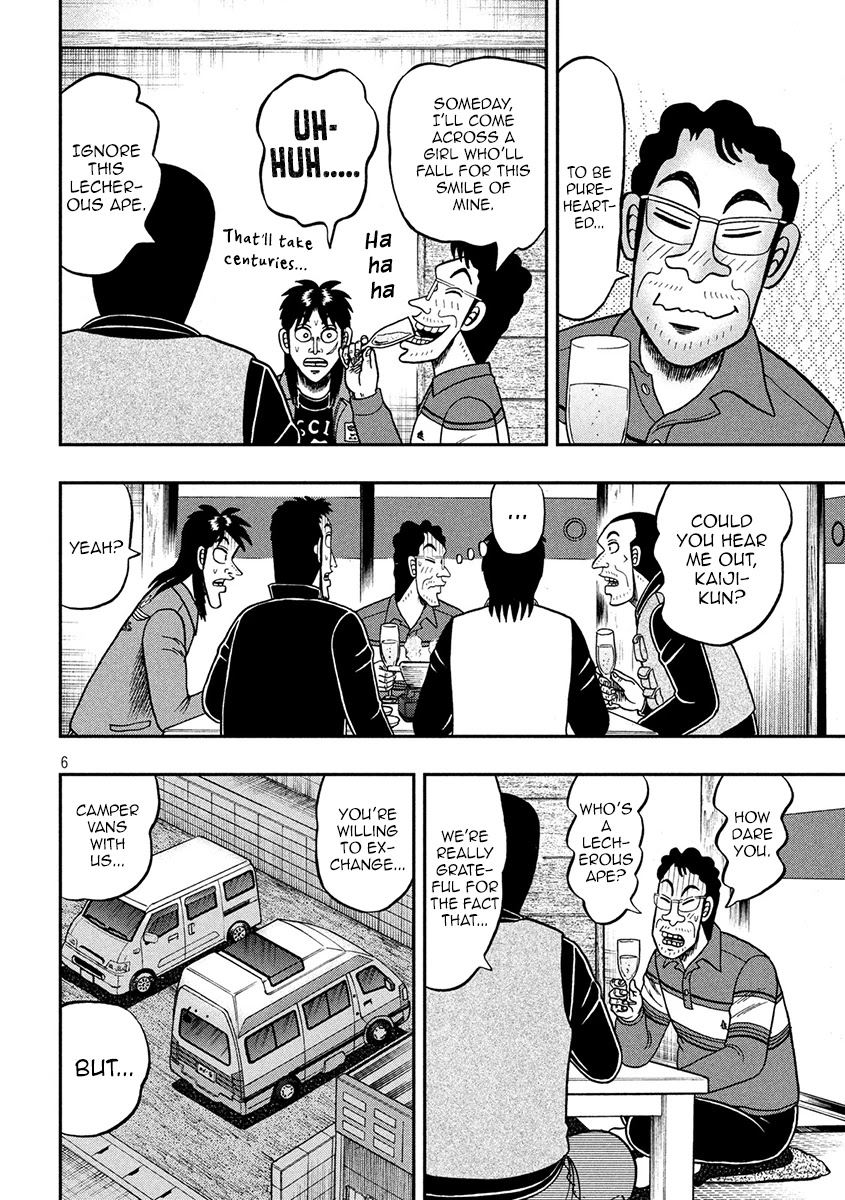 Gambling Outcast Kaiji: The 2.4 Billion Escape Arc - Kaiji Part 6 Chapter 367 page 6 - Chapter 367: Apprehension