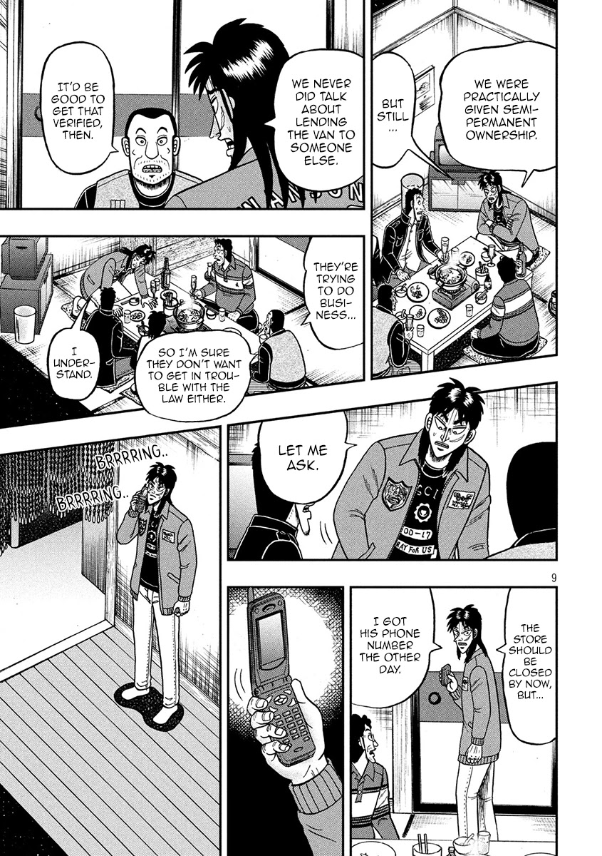 Gambling Outcast Kaiji: The 2.4 Billion Escape Arc - Kaiji Part 6 Chapter 367 page 9 - Chapter 367: Apprehension