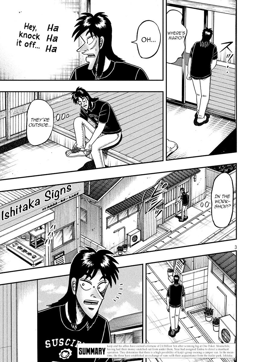 Gambling Outcast Kaiji: The 2.4 Billion Escape Arc - Kaiji Part 6 Chapter 368 page 3 - Chapter 368: Aosamurai