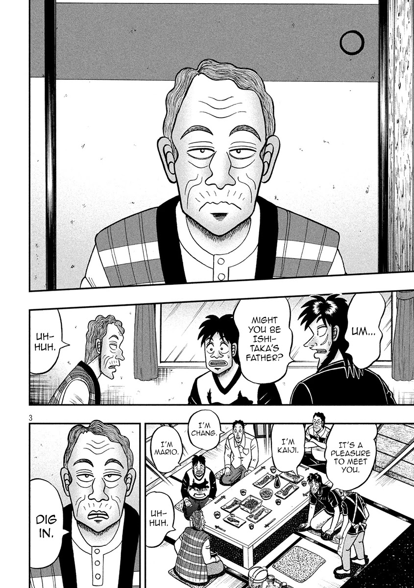 Gambling Outcast Kaiji: The 2.4 Billion Escape Arc - Kaiji Part 6 Chapter 369 page 3 - Chapter 369: Breakfast