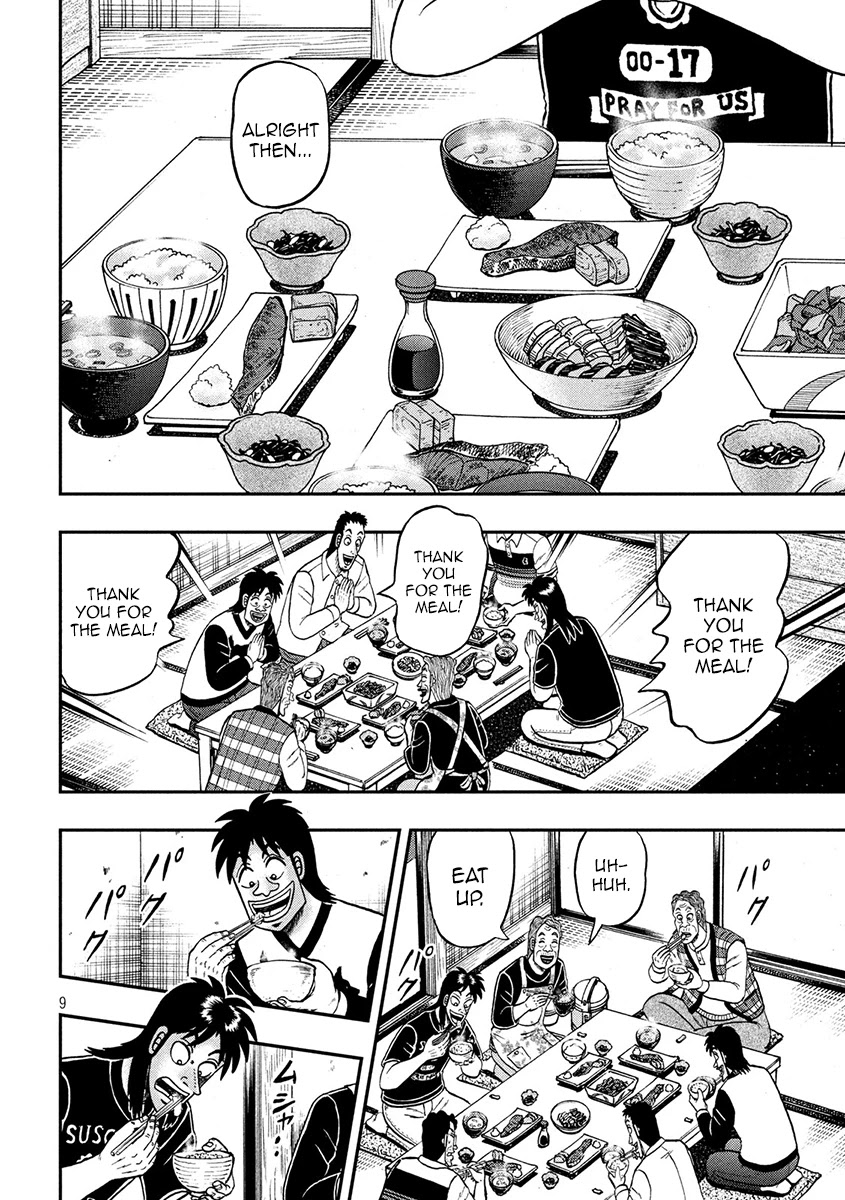 Gambling Outcast Kaiji: The 2.4 Billion Escape Arc - Kaiji Part 6 Chapter 369 page 9 - Chapter 369: Breakfast