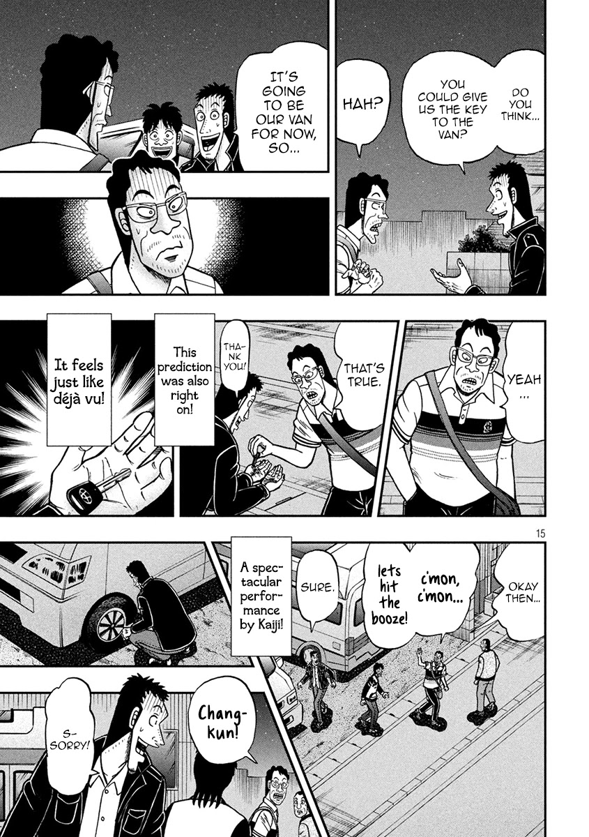 Gambling Outcast Kaiji: The 2.4 Billion Escape Arc - Kaiji Part 6 Chapter 370 page 15 - Chapter 370: King