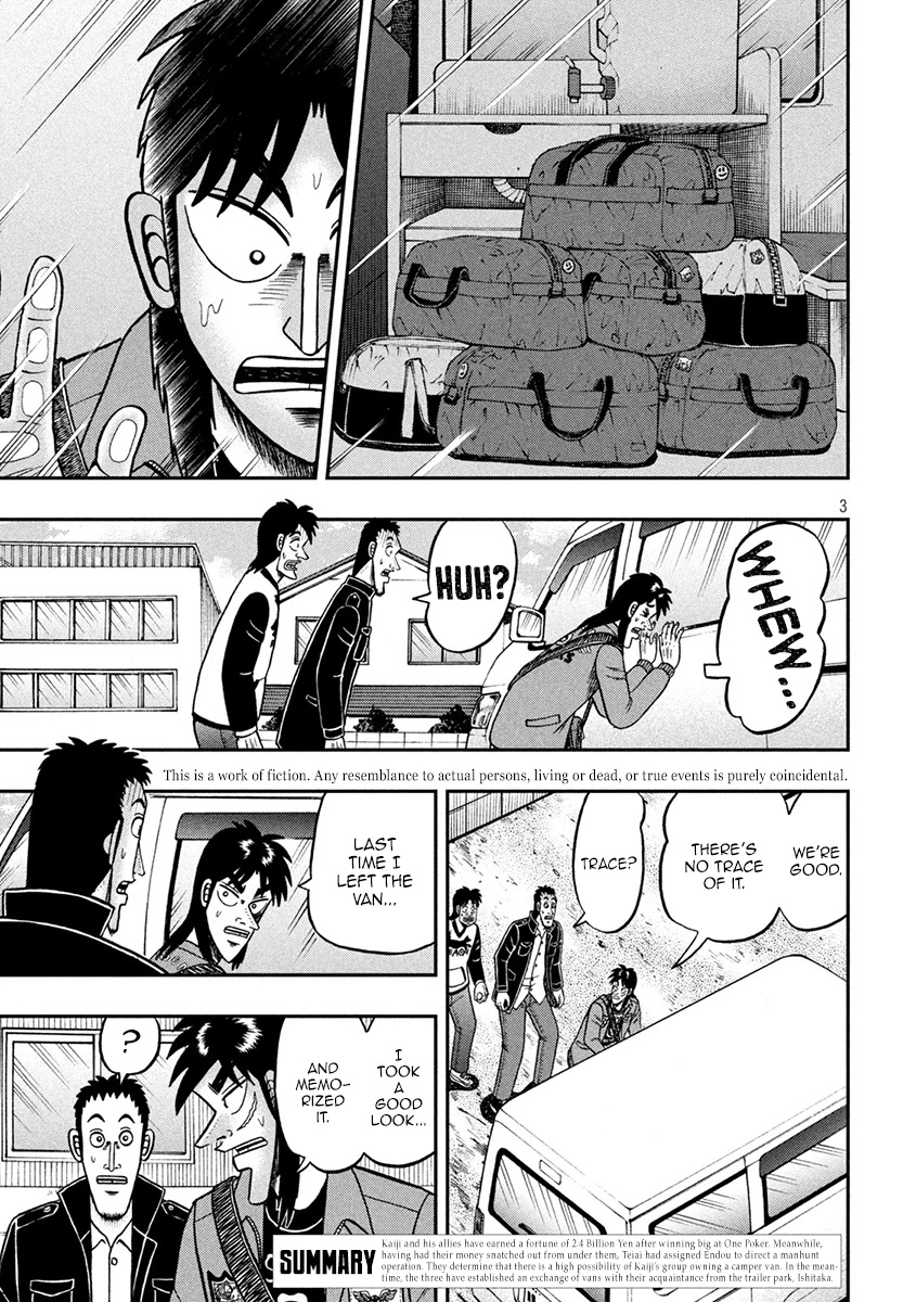 Gambling Outcast Kaiji: The 2.4 Billion Escape Arc - Kaiji Part 6 Chapter 370 page 3 - Chapter 370: King