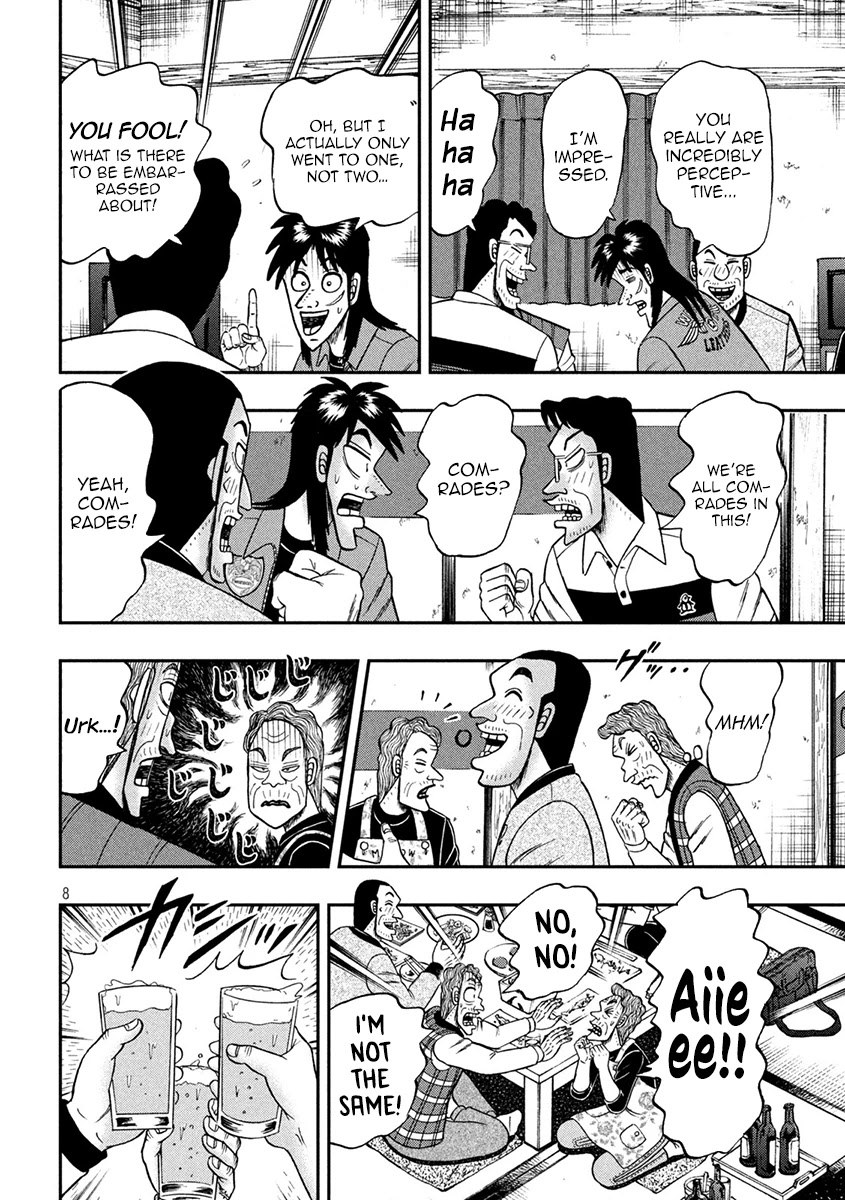 Gambling Outcast Kaiji: The 2.4 Billion Escape Arc - Kaiji Part 6 Chapter 371 page 8 - Chapter 371: Surprise Attack