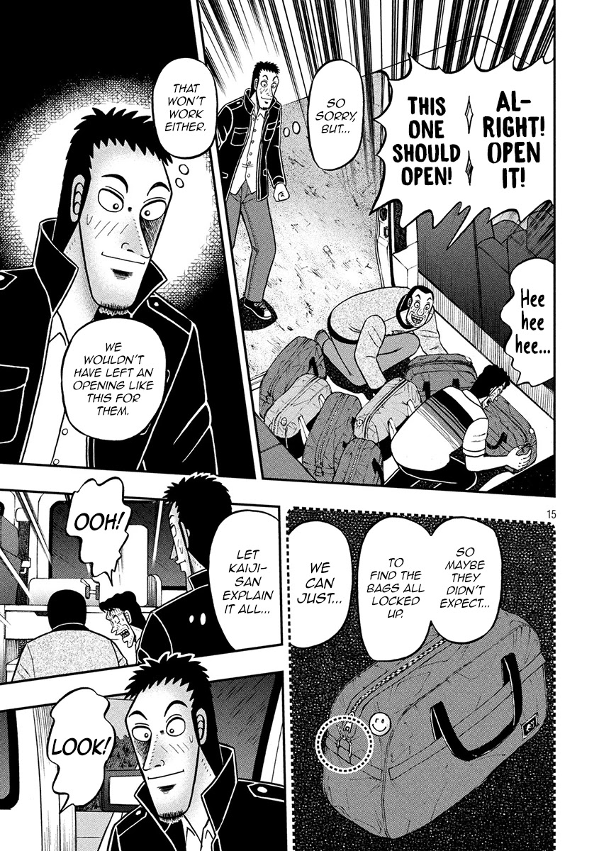 Gambling Outcast Kaiji: The 2.4 Billion Escape Arc - Kaiji Part 6 Chapter 372 page 15 - Chapter 372: Unveiling