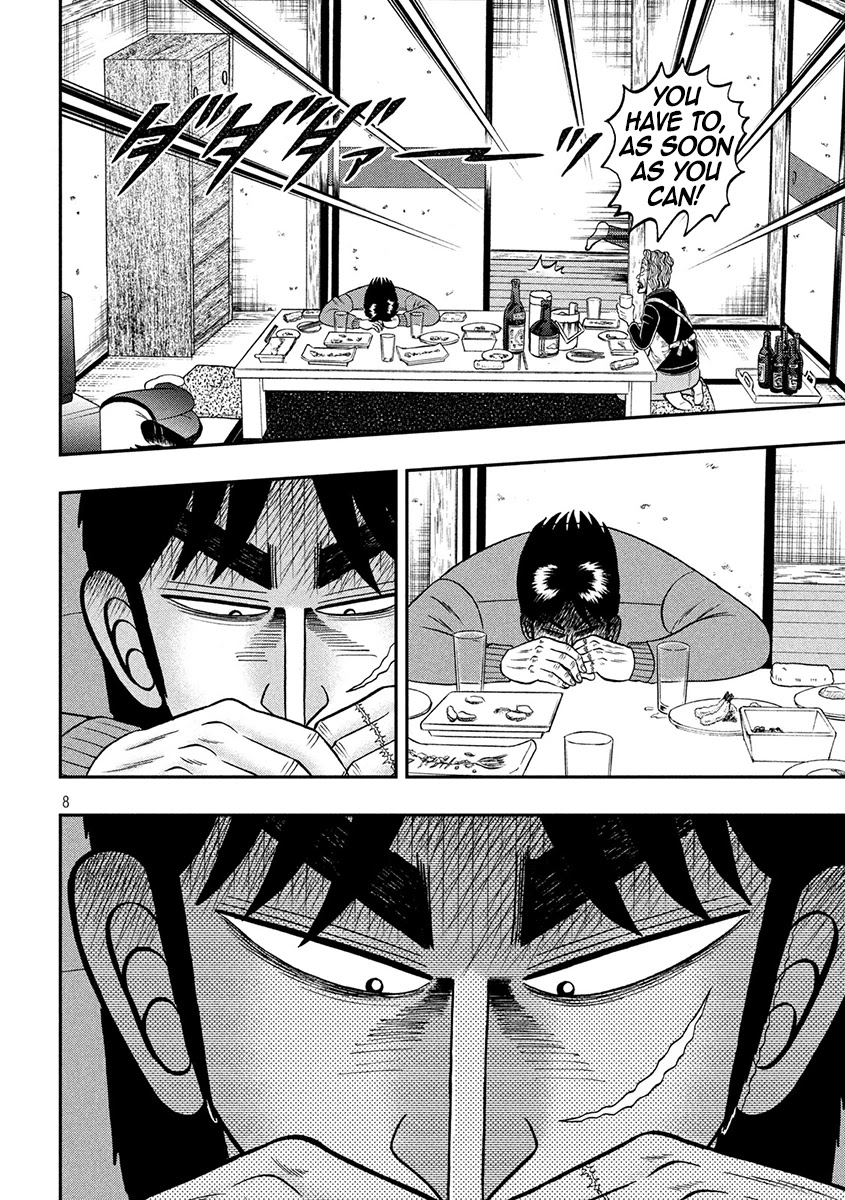 Gambling Outcast Kaiji: The 2.4 Billion Escape Arc - Kaiji Part 6 Chapter 372 page 8 - Chapter 372: Unveiling