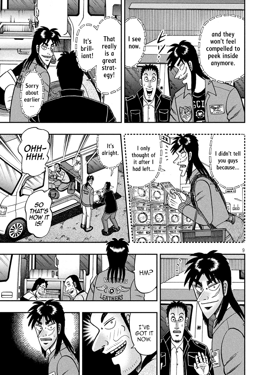 Gambling Outcast Kaiji: The 2.4 Billion Escape Arc - Kaiji Part 6 Chapter 373 page 9 - Chapter 373: Revelation