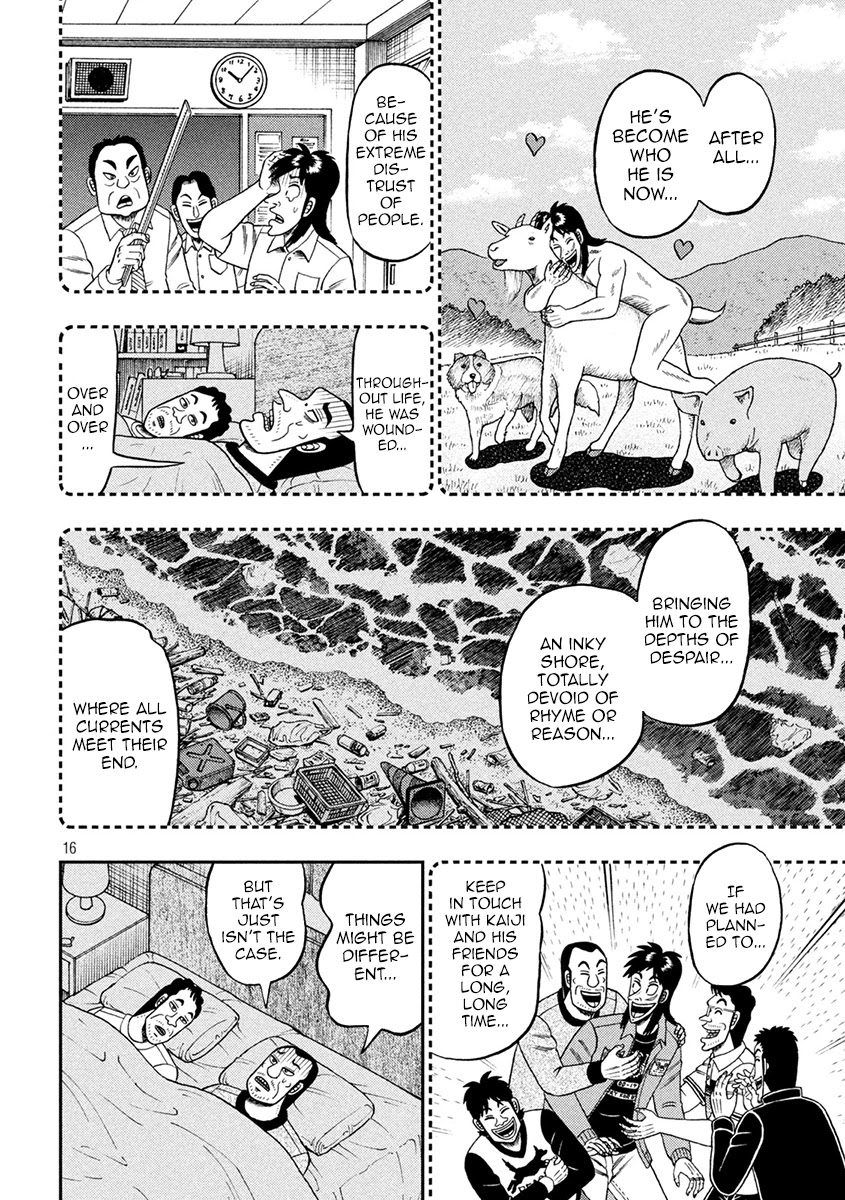Gambling Outcast Kaiji: The 2.4 Billion Escape Arc - Kaiji Part 6 Chapter 374 page 16 - Chapter 374: Delusion