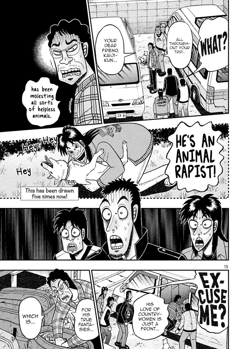 Gambling Outcast Kaiji: The 2.4 Billion Escape Arc - Kaiji Part 6 Chapter 376 page 18 - Chapter 376: Trailing