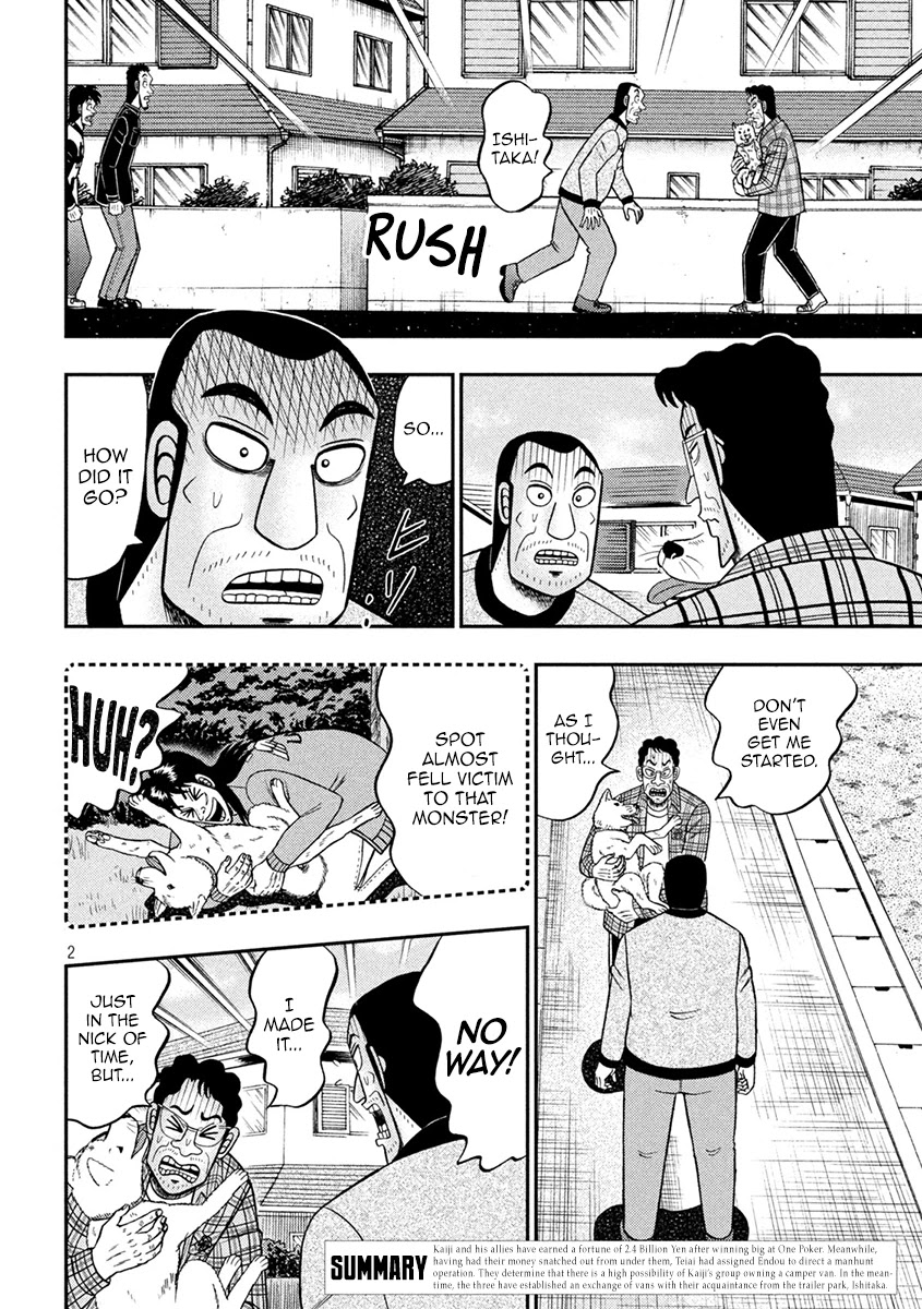 Gambling Outcast Kaiji: The 2.4 Billion Escape Arc - Kaiji Part 6 Chapter 376 page 2 - Chapter 376: Trailing
