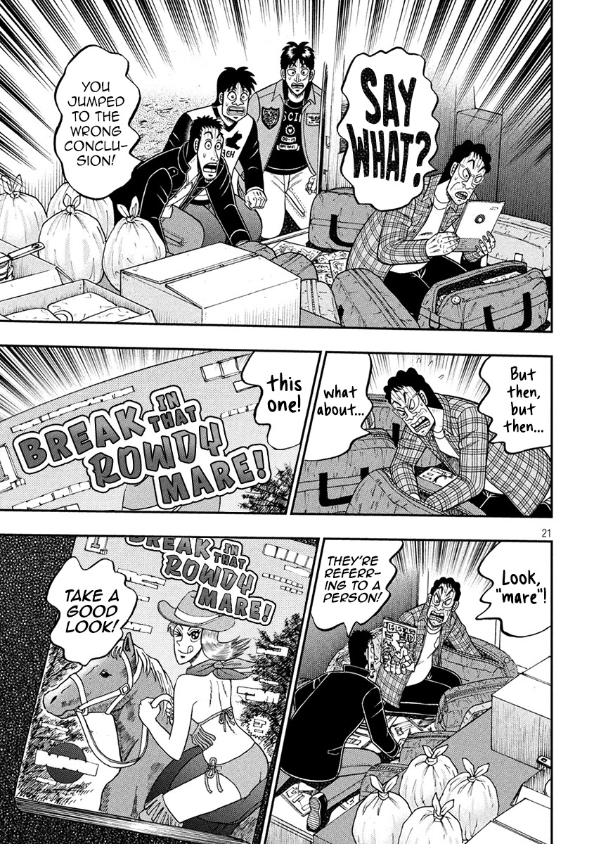 Gambling Outcast Kaiji: The 2.4 Billion Escape Arc - Kaiji Part 6 Chapter 376 page 20 - Chapter 376: Trailing