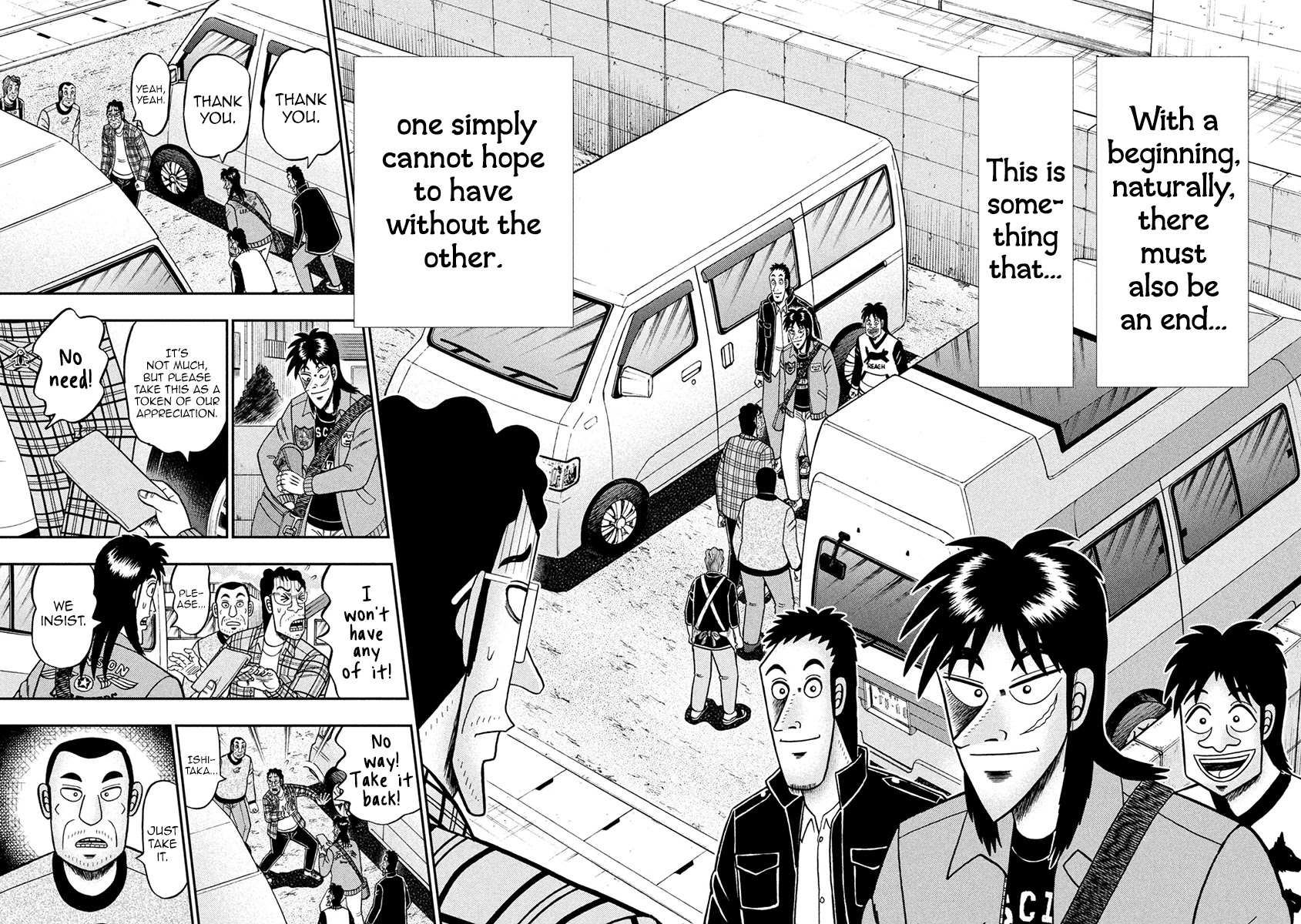 Gambling Outcast Kaiji: The 2.4 Billion Escape Arc - Kaiji Part 6 Chapter 377 page 16 - Chapter 377: Departure