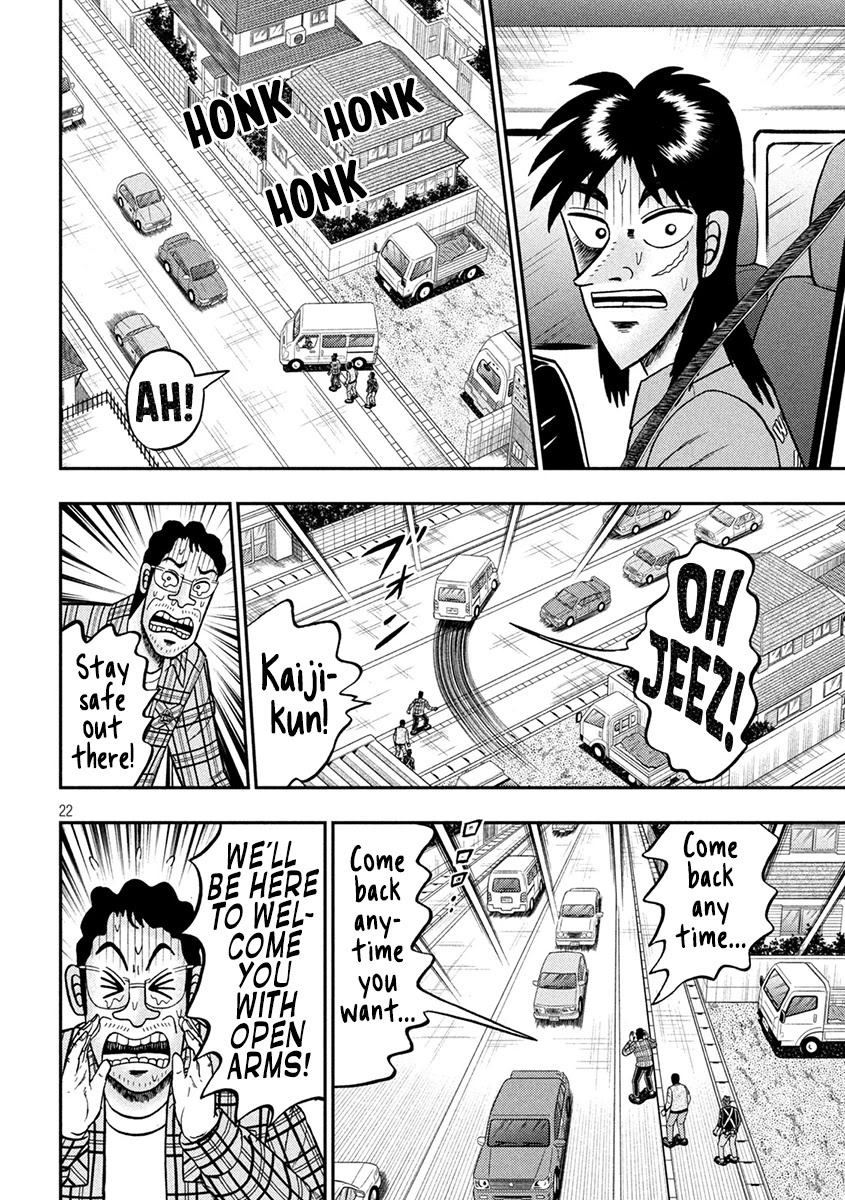 Gambling Outcast Kaiji: The 2.4 Billion Escape Arc - Kaiji Part 6 Chapter 377 page 21 - Chapter 377: Departure