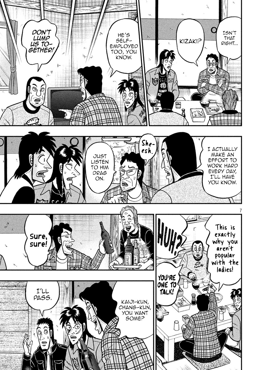 Gambling Outcast Kaiji: The 2.4 Billion Escape Arc - Kaiji Part 6 Chapter 377 page 7 - Chapter 377: Departure