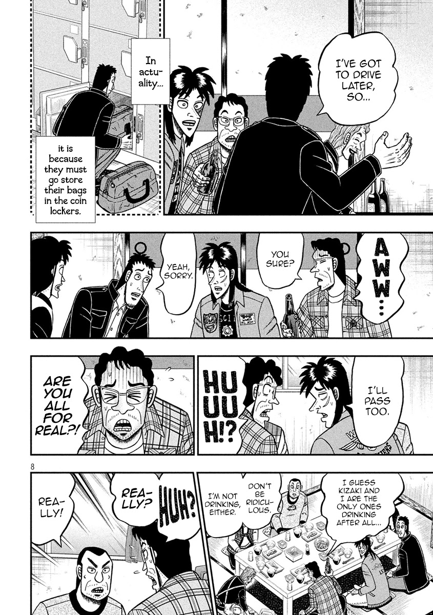 Gambling Outcast Kaiji: The 2.4 Billion Escape Arc - Kaiji Part 6 Chapter 377 page 8 - Chapter 377: Departure