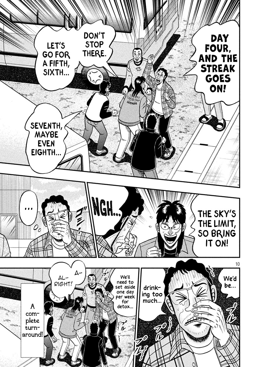 Gambling Outcast Kaiji: The 2.4 Billion Escape Arc - Kaiji Part 6 Chapter 378 page 10 - Chapter 378: Change of Mind