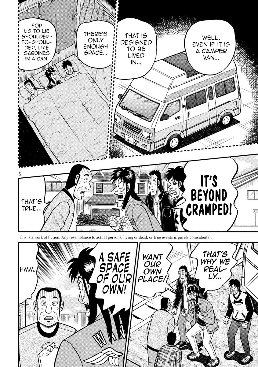 Gambling Outcast Kaiji: The 2.4 Billion Escape Arc - Kaiji Part 6 Chapter 378 page 5 - Chapter 378: Change of Mind